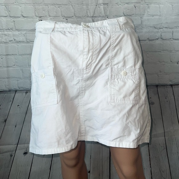 Allison Brittney Pants - Allison Brittney White Cargo Skort size 12
